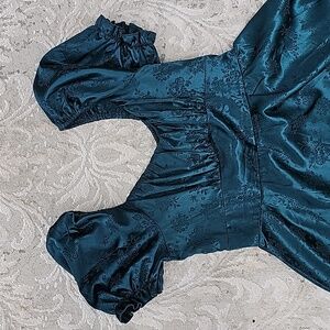 Silk jacquard romper